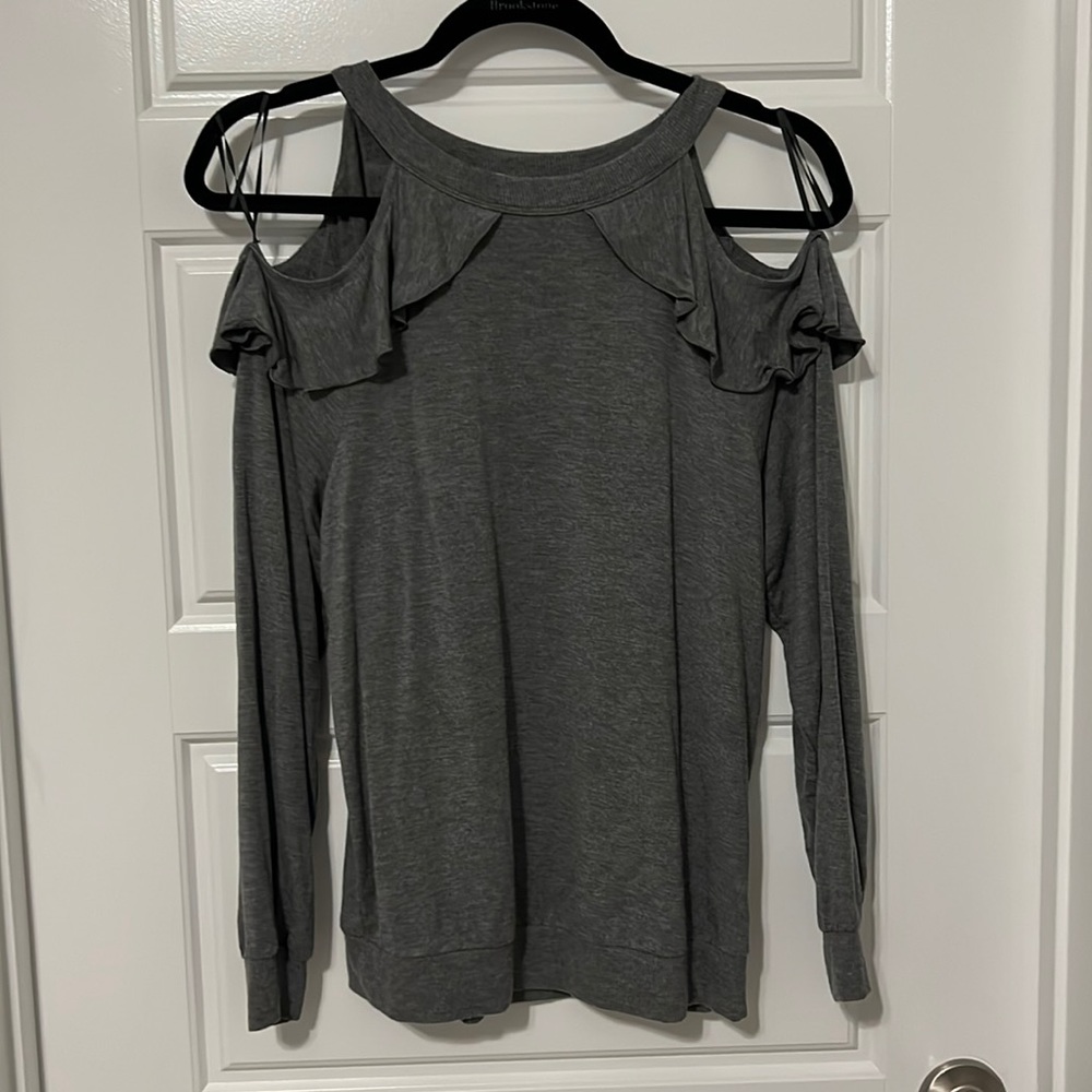 Express Cold Shoulder Sweatshirt